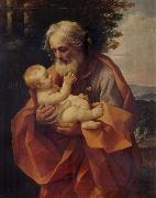 Guido Reni St Joseph with the Infant Christ Spain oil painting artist